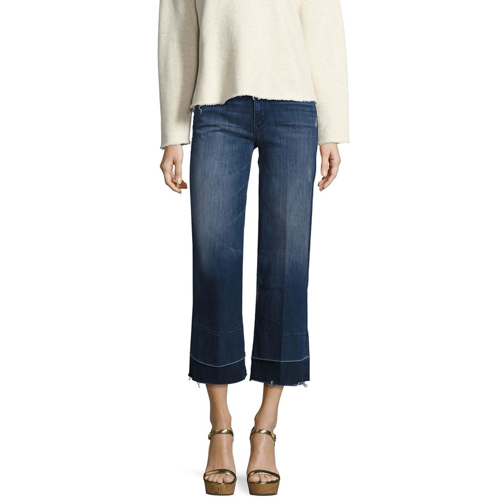 MOTHER Blue Flare & Wide Leg Jeans